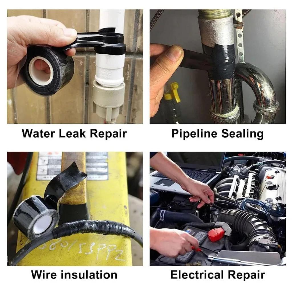 Самоклеящаяся Водонепроницаемая Лента Заплатка Клей Герметик Ремонт Остановить Течь Водонепроницаемая Клейкая Лента для Ванной Кухни Душа Ремонта Водопроводных Труб