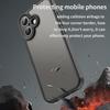 Для iPhone 17 Чехол Противоударный Подушки безопасности Матовый Полупрозрачный ПК+ТПУ Задняя крышка телефона