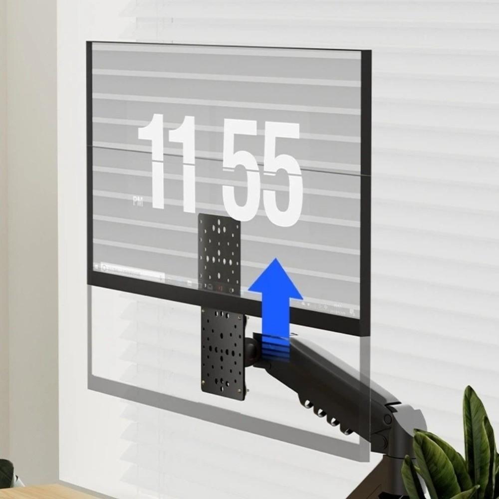 Metal Computer Display Rack Adjustable Hanging Bracket Height Increasing Plate  For 13-27 Inches
