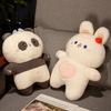 Animal Cartoon Frog Rabbit Plush Toy Cute Pig Panda Doll Children Gift Festivals