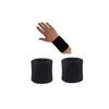 Black 2 Pieces Towel Wristband Wristband For Football Basketball Tennis