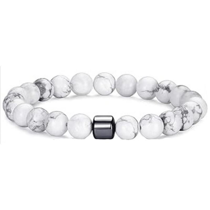 Модный браслет, микромагнитный браслет, браслет из натурального камня, женский браслет с магнитной терапией, ювелирные изделия