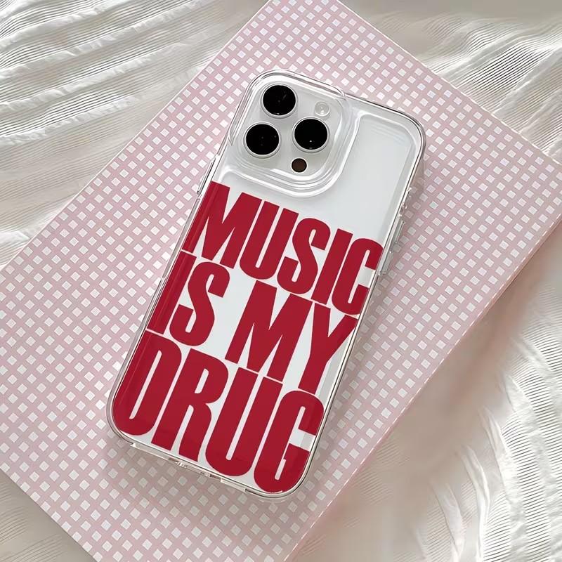 Чехол для телефона MUSICG для vivo V60 V50 V40 V30e V29e V27 Y31 Y400 Y29 Y28 Y03 Y17s Y100 Y36 iQOO 12 13 Z9 Lite 4G 5G Прозрачный IS MY DRU