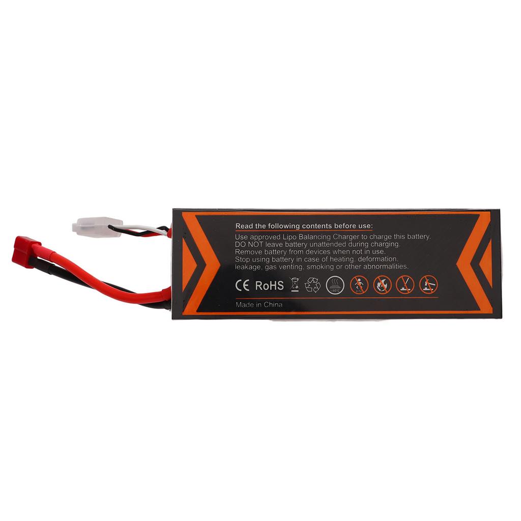 7000mAh Lipo Battery 35C Discharge Rate 7.4V 2S2P T Shape Red Plug RC Battery Power for RC