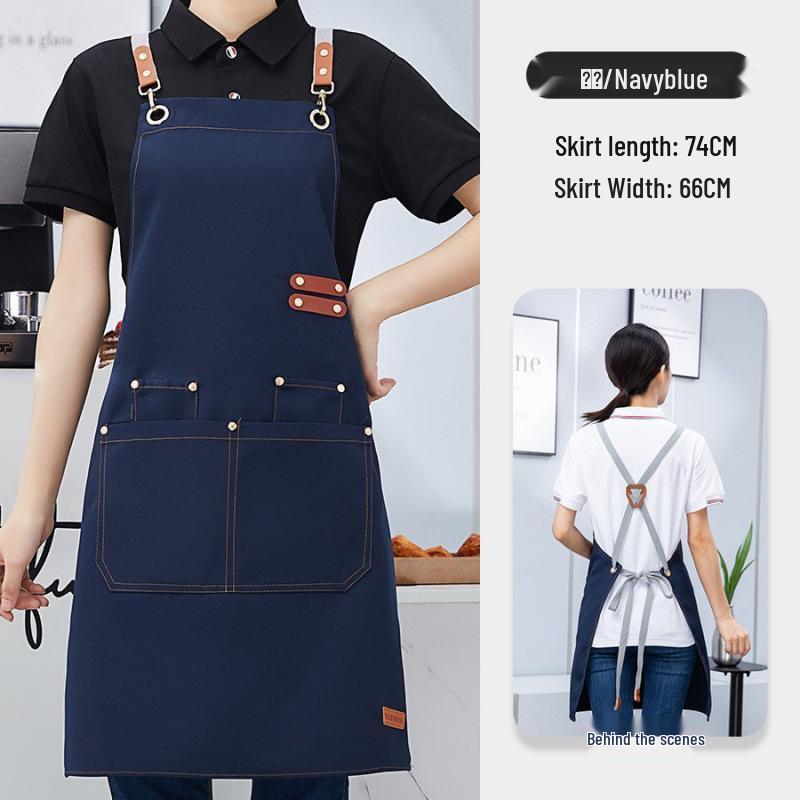 Multifunctional Apron for Kitchen, Gardening, Studio, Supermarket, Milk Tea, Nail Art, Catering, and Waitstaff.