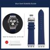 Для Swatch металлический адаптер YVS400 YVB404 YVS420 YVS454 YVS451 Браслет из кожаного ремешка Модифицированная цепочка для часов 21 мм красный синий черный ремешок