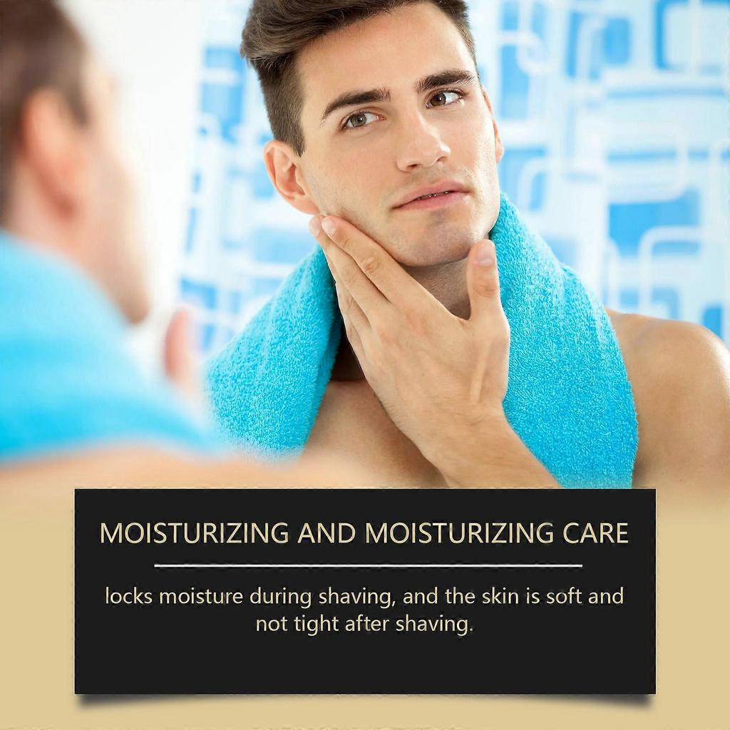 Vanilla Men's Shaving Soap Gentle, Nourishing Foam for a Smooth, Comfortable Shave & Hydrated Skin | Natural Vanilla & Cinnamon Extracts for All Skin