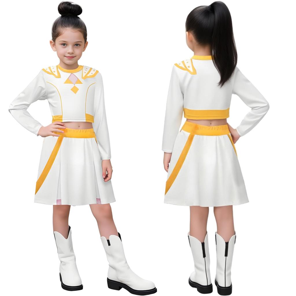 Костюм Суперзвезды, певицы, танцовщицы, для вечеринки, маскарадный, для детей, девочек, подарки на Хэллоуин, Рождество, день рождения, костюм для ролевой игры, косплея