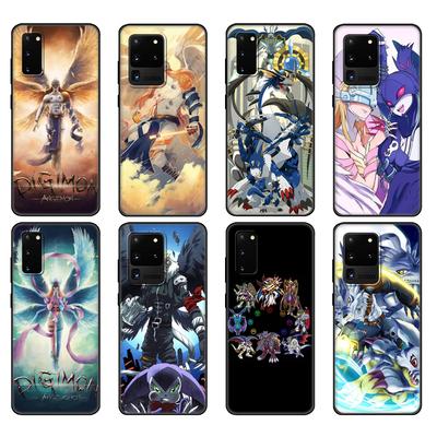 Черный чехол из ТПУ для Samsung Galaxy S20 /S20 PLUS/S20 ultra/S20+ /S20FE задняя крышка Японский аниме Digimon