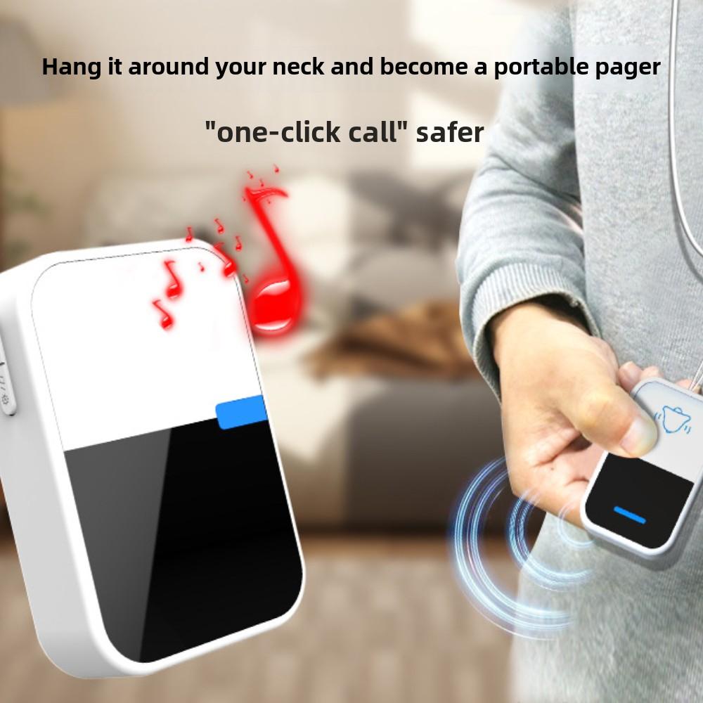 Стандарт США и Европы, бытовой беспроводной дверной звонок, водонепроницаемый, без батареек, без проводов, электронный дверной звонок переменного тока, один на два