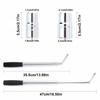 L Shaped Telescoping Lug Wrench Set With Double Ended Sockets Nut Car Tire Wrench  Hand Tool