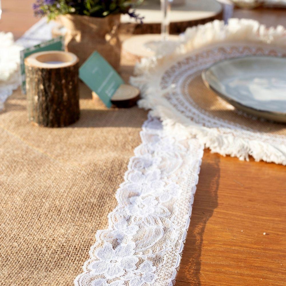 Burlap Table Runner