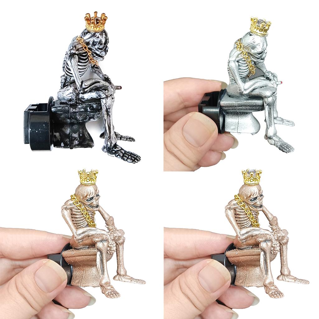 Освежитель воздуха в автомобильном дефлекторе с черепом в форме орнамента Диффузор эфирных масел Свежий воздух в дефлекторе Ароматерапия Автомобильные аксессуары