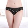 Женские сексуальные стринги с принтом, женские трусы, нижнее белье, трусики, модные трусики, трусы с низкой посадкой, нижнее белье, 6 шт./лот