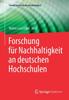 Книга Forschung Fur Nachhaltigkeit an Deutschen Hochschulen