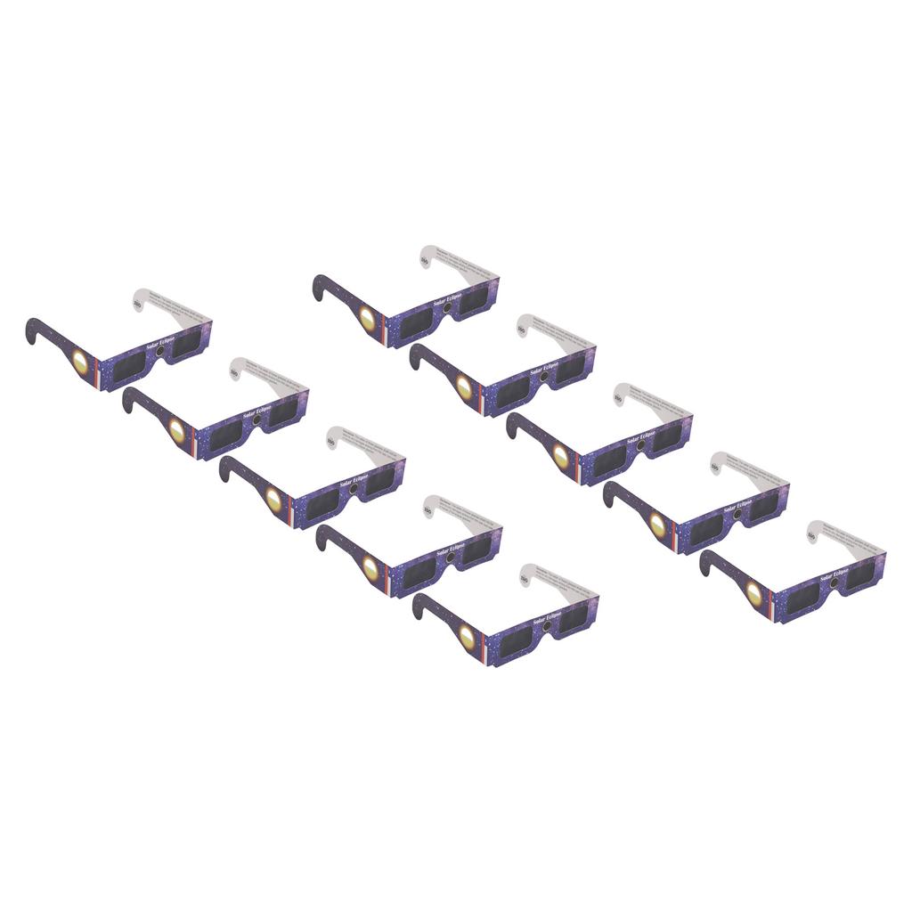 10 шт. очки для наблюдения за солнечным затмением бумажные очки для наблюдения за солнечным затмением безопасные оттенки для прямого солнца