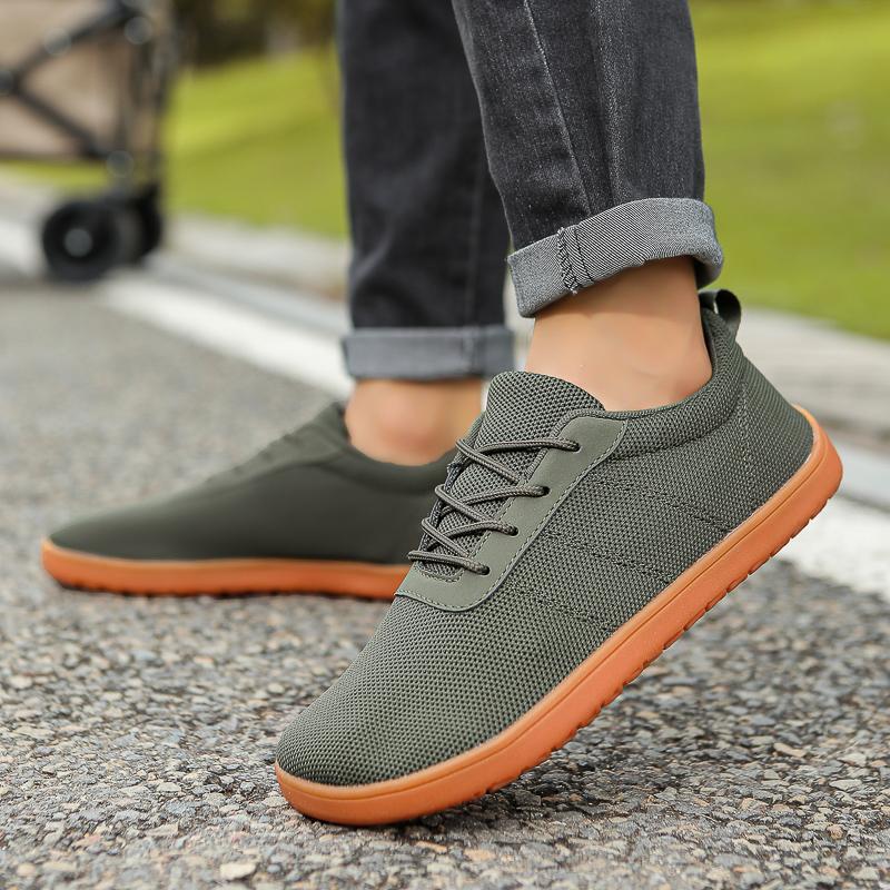 Дышащие сетчатые балетки для ходьбы, нескользящие повседневные кроссовки с широким носком, спортивная обувь для тренировок в зале, для путешествий, для бега