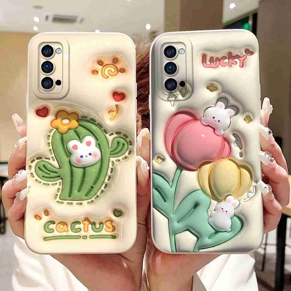 For Oppo Reno4 Pro 5G Case CPH2089 Luxury Art Painted Cover For Oppo Reno4 Reno 4 Pro 5G Phone Case Protector Soft Cover
