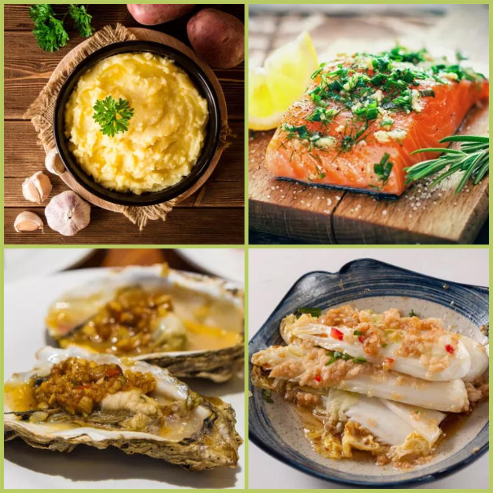 Garlic Mincer Garlic Chopper Rolling  Manual Garlic Crusher with Wheel Kitchen Gadget Tool