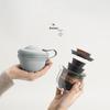 Portable Zen Black Quick Tea Set