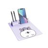 Multifunctional Mouse Cell Phone Animal Leather Easy To Desk Mat Pad, Stand/Pen Holder, Foldable, Design, Small, Material, Carry, Thin, Cute,
