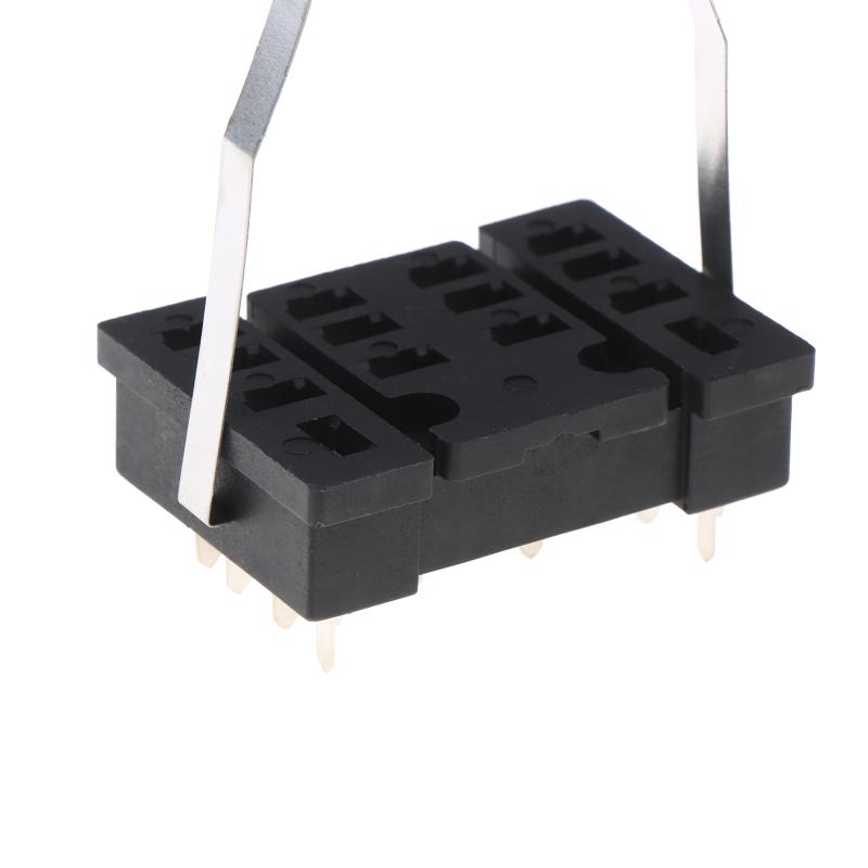 Pcb Mount Relay Socket Base Pt08-0 Pt14-02 Py14-02 8-Pin 14-Pin Solder Type Relay Holder For Intermediate Relays
