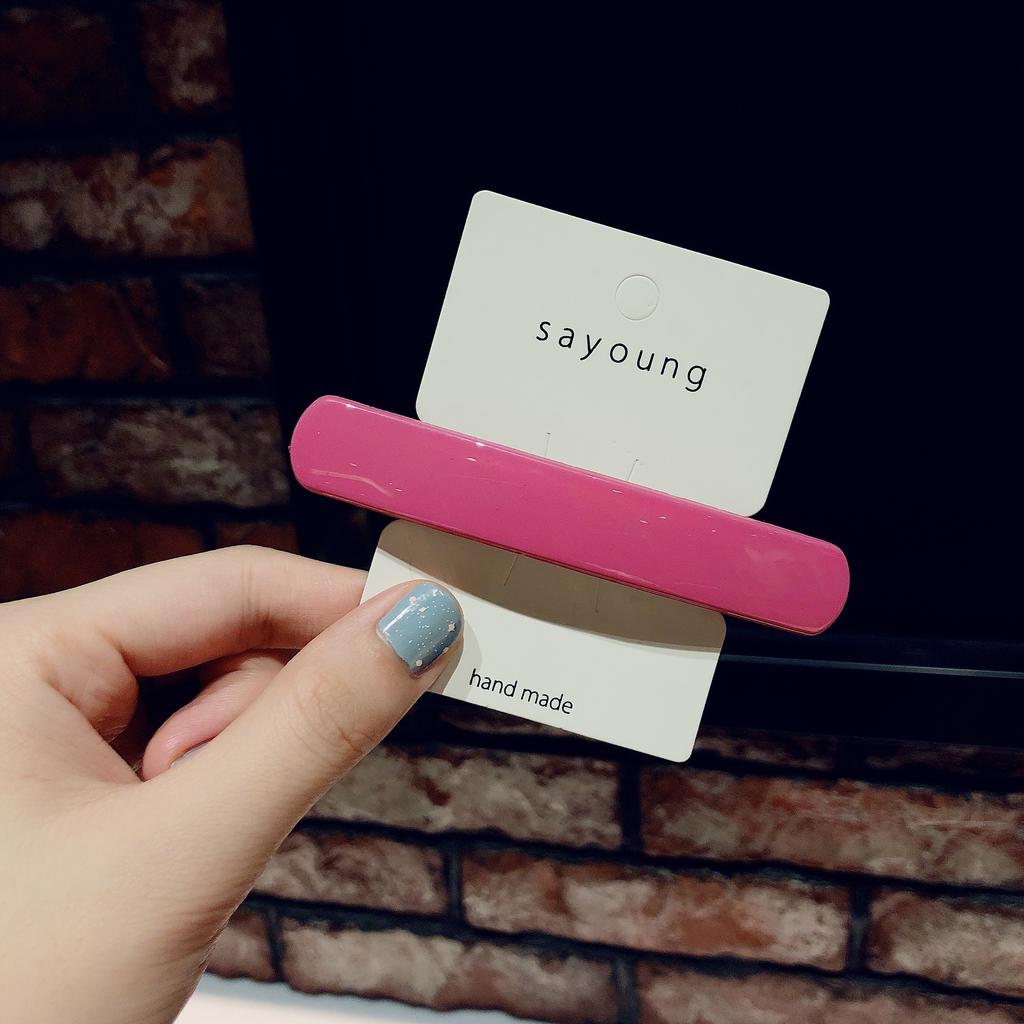 Матовая заколка для волос в корейском стиле для женщин и девушек - Простой и элегантный повседневный аксессуар