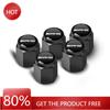 New 80% 5pc Metal Car Tire Wheel Cap Air Valve Stem Protector Cover For Mercedes Benz AMG A B C E S ML GLK GLE GLS GLC SLK Clas