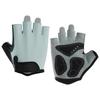Unisex Half-Finger Cycling Gloves With Deer Leather Palm Anti-Slip Shock Absorption Mountain Bike Road Fitness