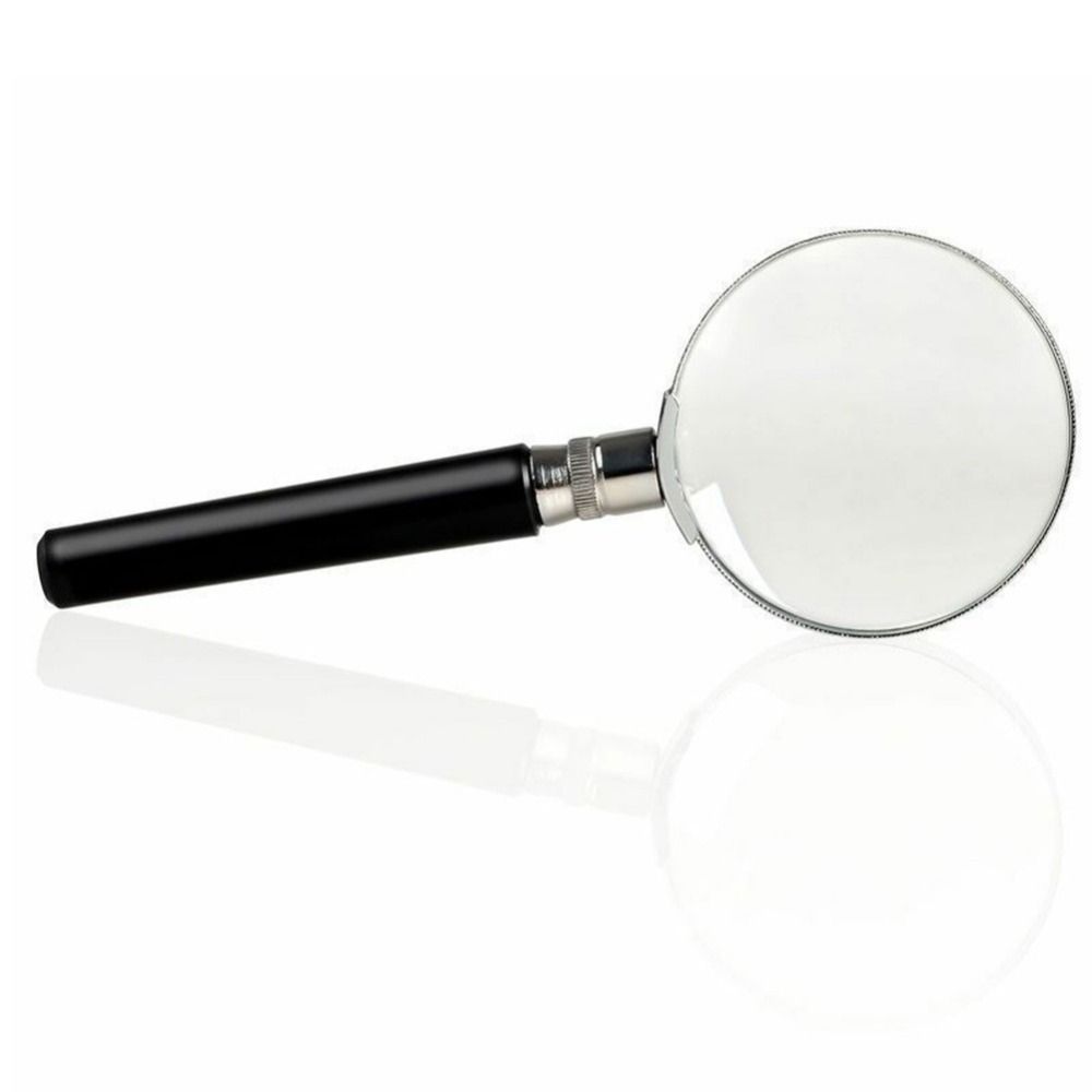 Оптическое стекло Ручная лупа HD увеличительное стекло Портативный микроскоп для чтения Ремонт