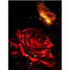 5D DIY Алмазная картина Пламя Бабочка Роза Алмазная вышивка Полный мозаичный набор Наборы для вышивки крестом Домашний декор Подарки ручной работы