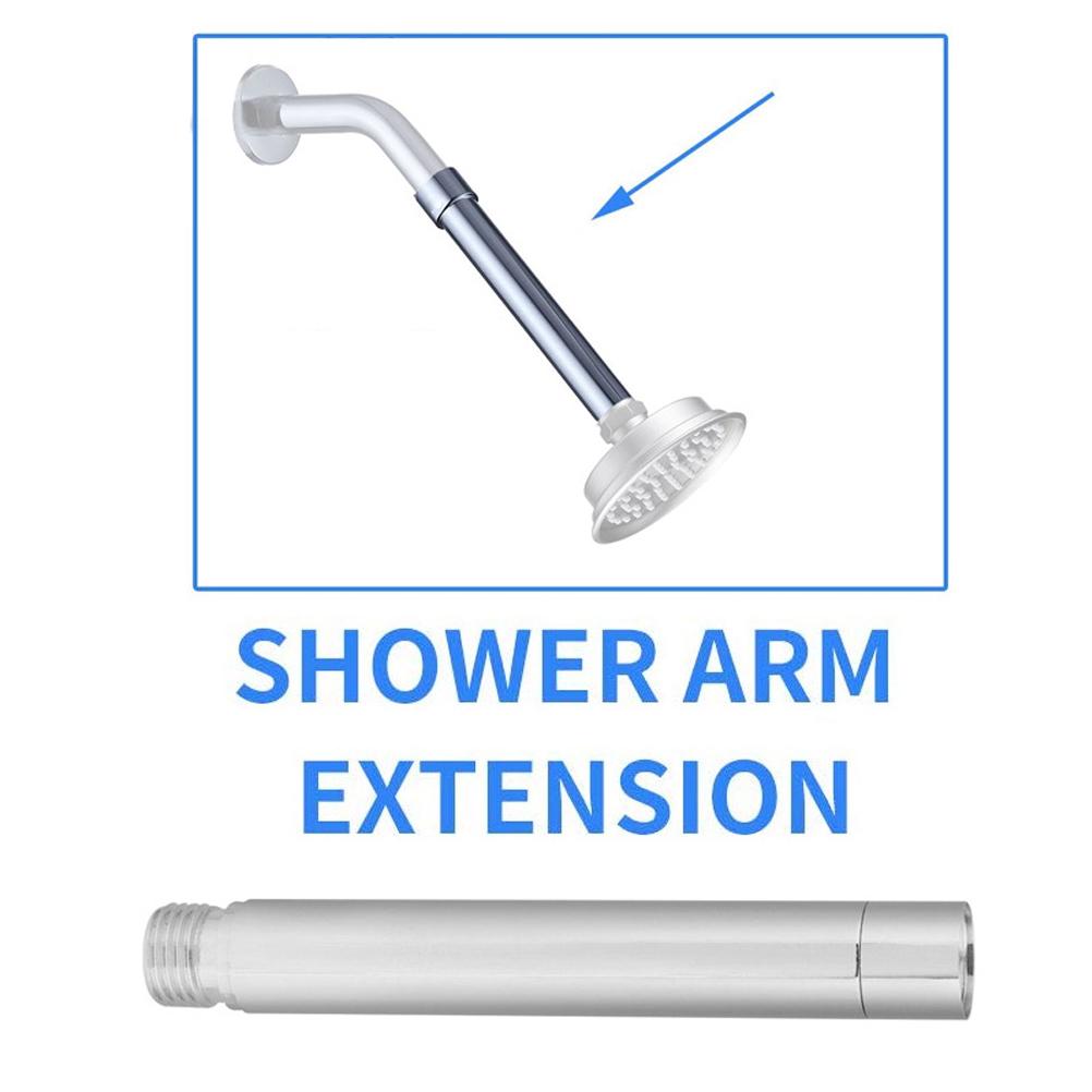 Shower Extension Tube Stainless Steel Shower Extension Pipe Shower Extender