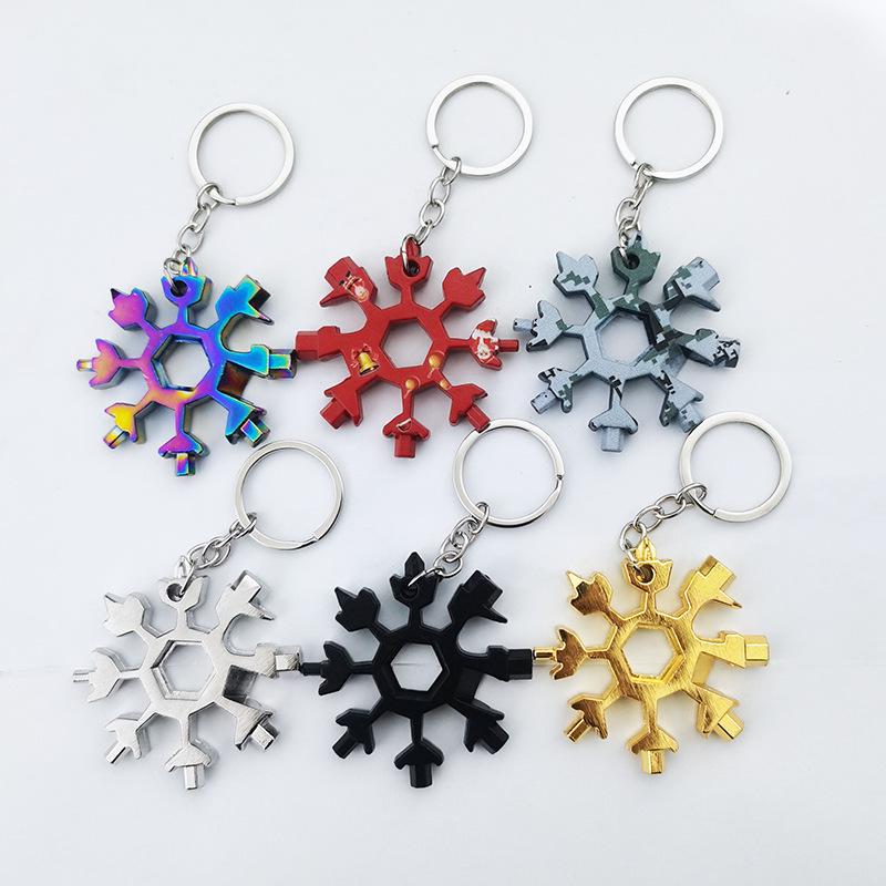 Многофункциональный инструмент «Снежинка» 18-в-1: Портативный шестигранный/восьмигранный ключ и отвертка