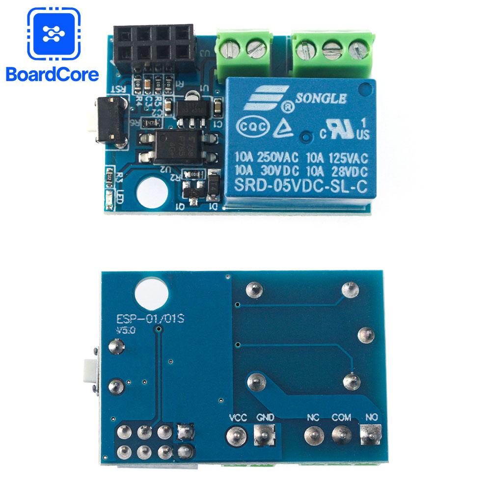 Модуль WiFi реле ESP8266 ESP-01S, умный выключатель-розетка с реле 10A, DIY умная вилка для умного дома, управление приложением