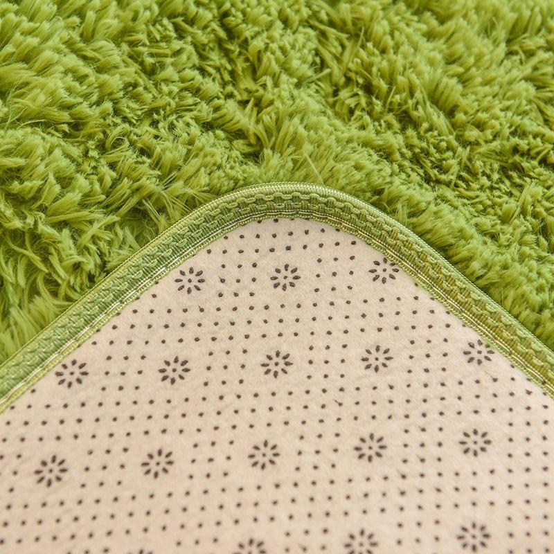 2025 Однотонный Плюшевый Ковер Детская Спальня Мягкий Пушистый Коврик Гостиная Детская Комната Игровая Комната Декорированный Зональный Ковер