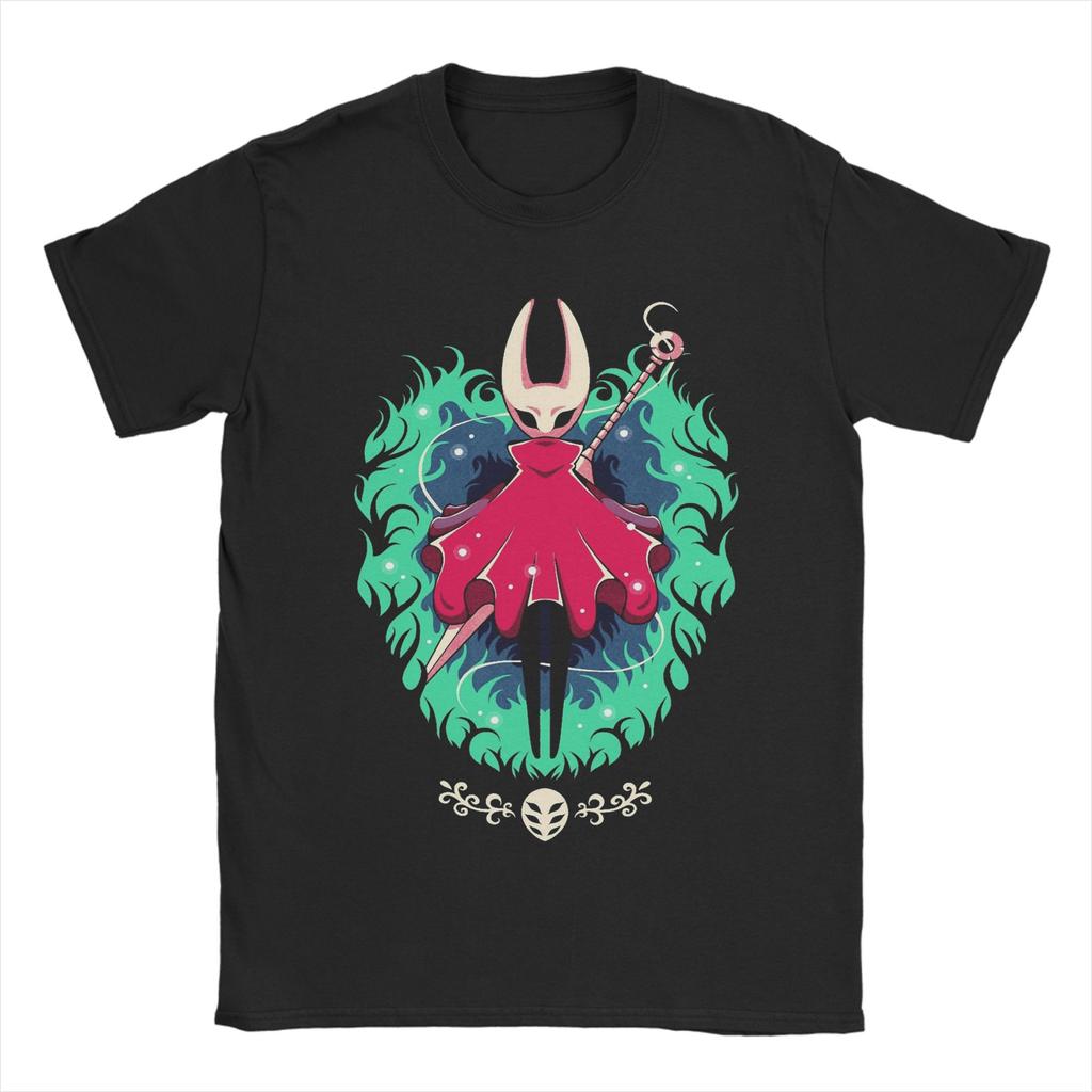 Hollow Knights Silksongs TShirts Unisex Vintage Cotton Tee Shirt Round Neck Short Sleeve T Shirt Gift Tops