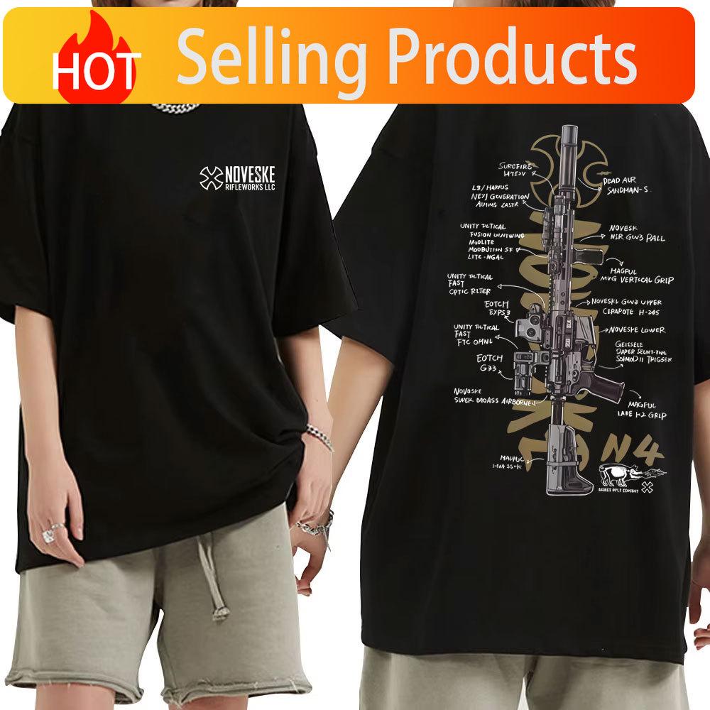 NOVESKE N4 Tactical Army Fan Club Outdoor Training Competition Tshirts Unisex Unisex Fashion Oversized T Shirt Male Vintage Tshirt