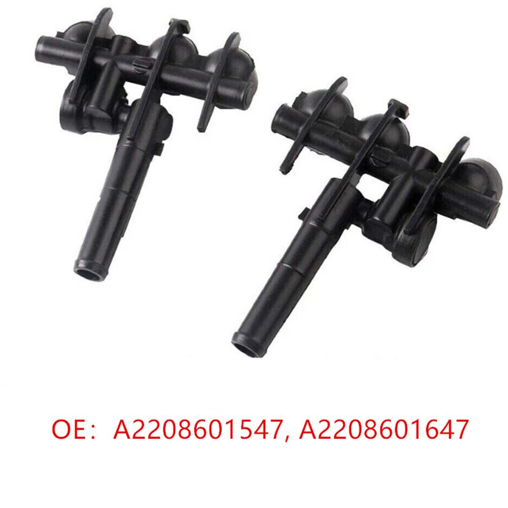 Pair Headlight Washer Nozzle For 99-05 Mercedes W220 S430 S320 S500 S600 S55 AMG
