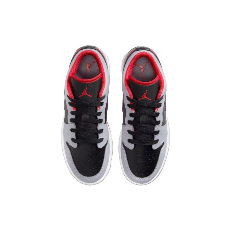 Jordan 1 Низкоцементный Огнестойкий Красный GS 553560-060