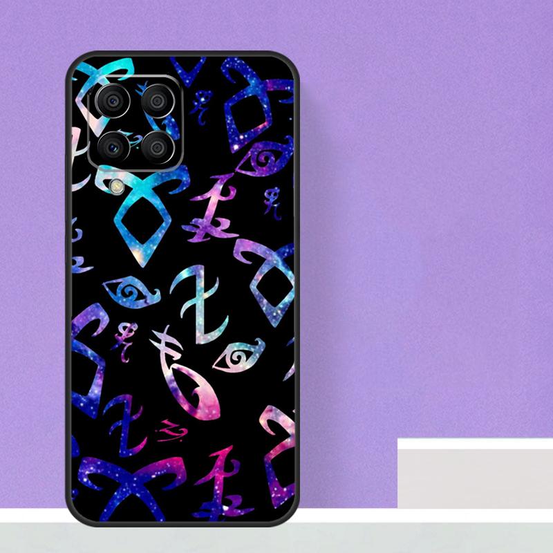 Логотип Shadowhunters Angelic Rune для Samsung Galaxy M12 M32 M52 M14 M34 M54 M21 M51 M31 M30s M20 M15 M55 M13 M33 M53 Чехол