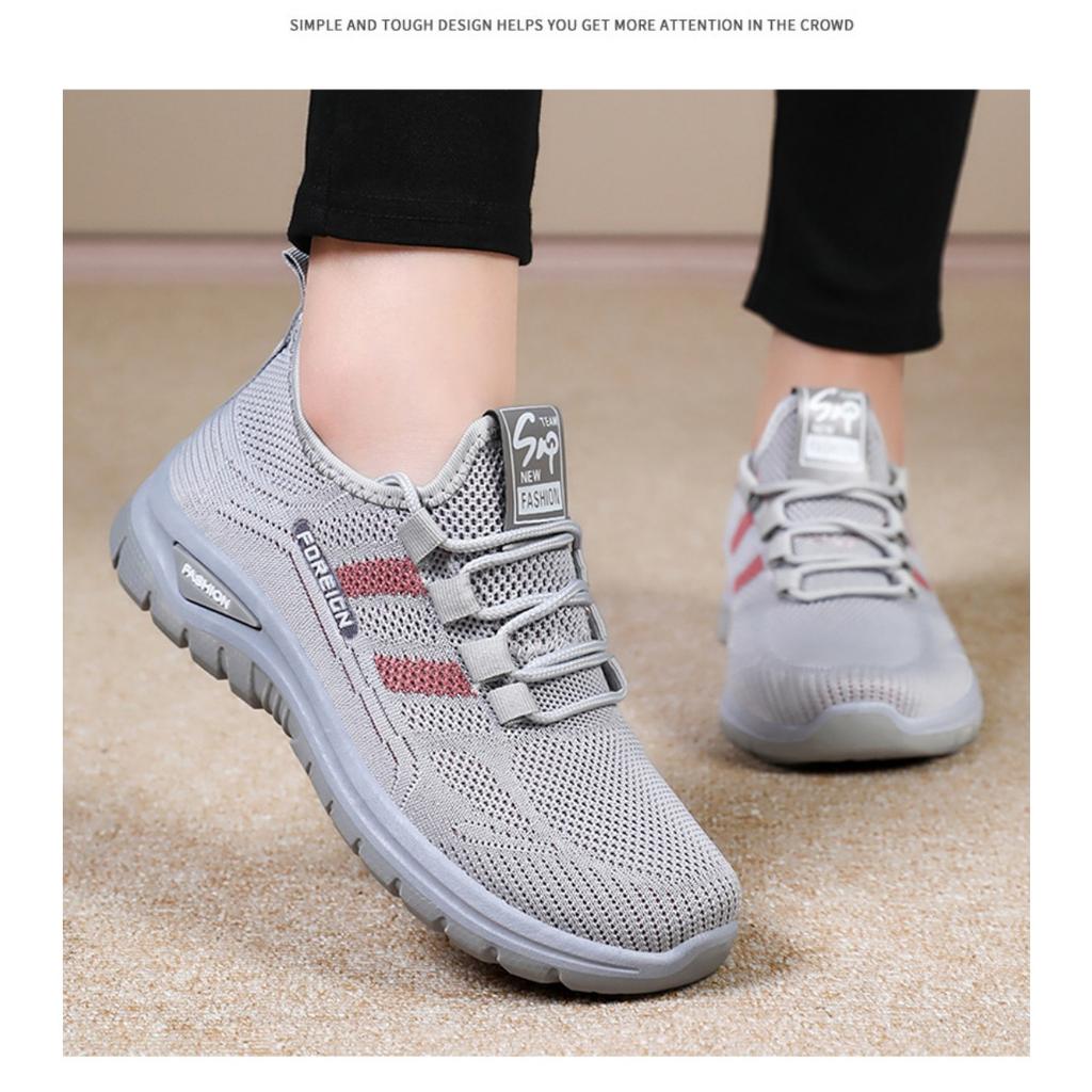 Women's Summer New Outdoor Breathable Mesh Shoes Fashion Casual Shoes Women's Shoes Low Cut Women's Sports Single Shoes