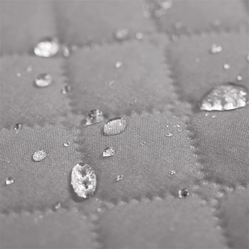 1PC Water Repellent Sofa Armrest Cover Double Pocket Sofa Side Cover Solid Color Plaid Chair Armrest Storage Bag for Living Room