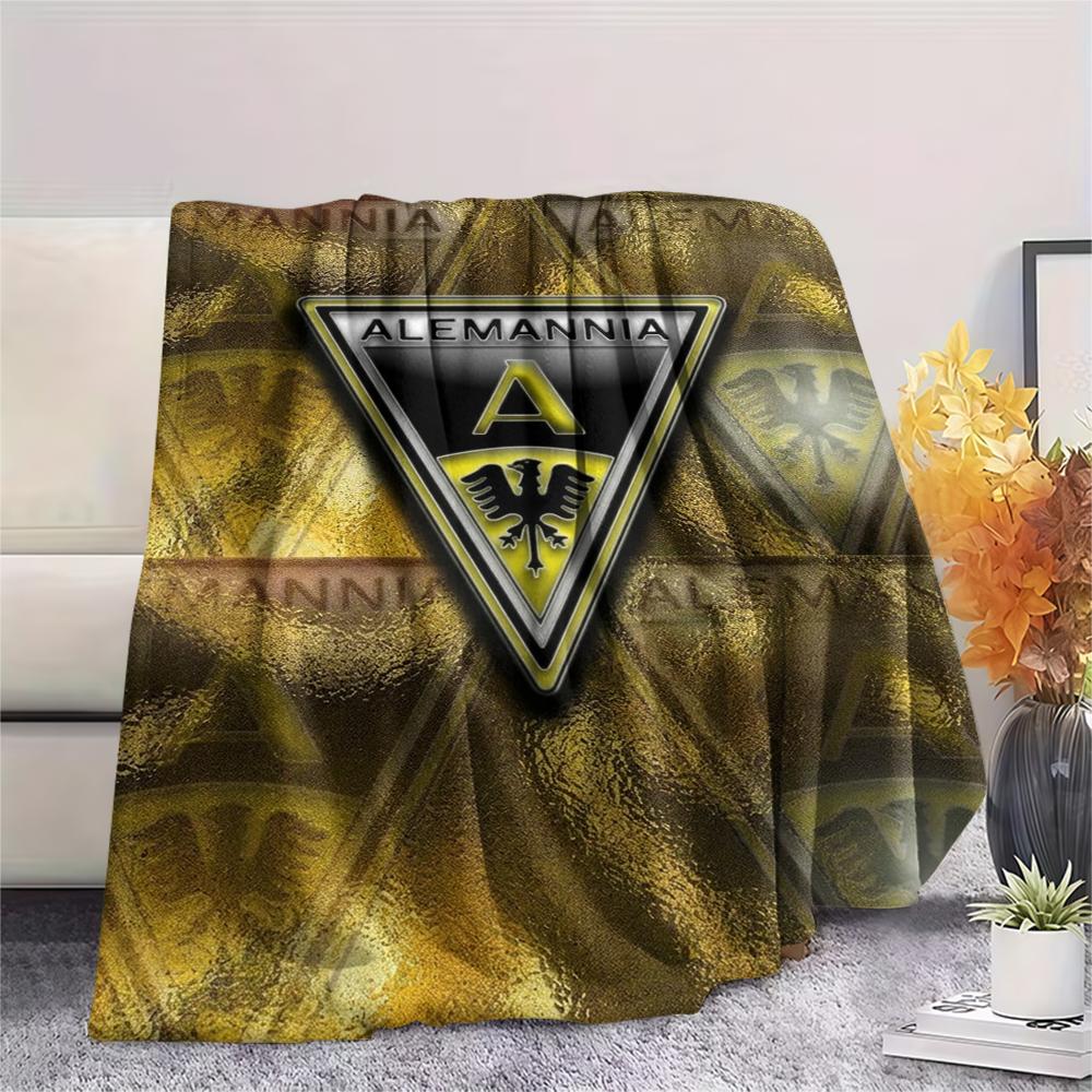 1PC Alemannia Aachen Print Flannel Blanket, High quality Comfortable for All Seasons, Home Decor, Warmth and Comfort, Perfect for Christmas Gifts