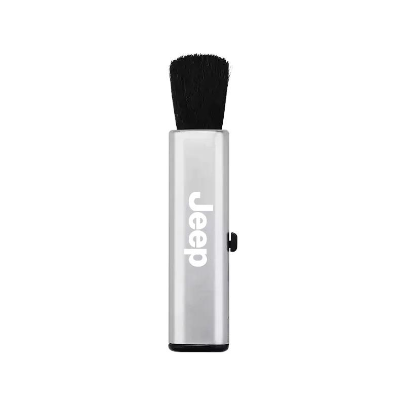 For Jeep 1Pcs Car Interior Cleaning Brush Air Vent Dust Removal Tools For Jeep Grand Cherokee Wrangler JK Gladiator Compass R