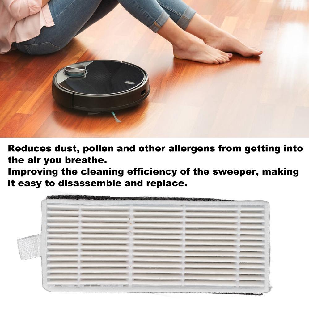 6PCS Pull Tab Vacuum Cleaner Filter Robot Vacuum Filter for Lydsto R1 R1A S1 R1Pro Bedroom Cleaning