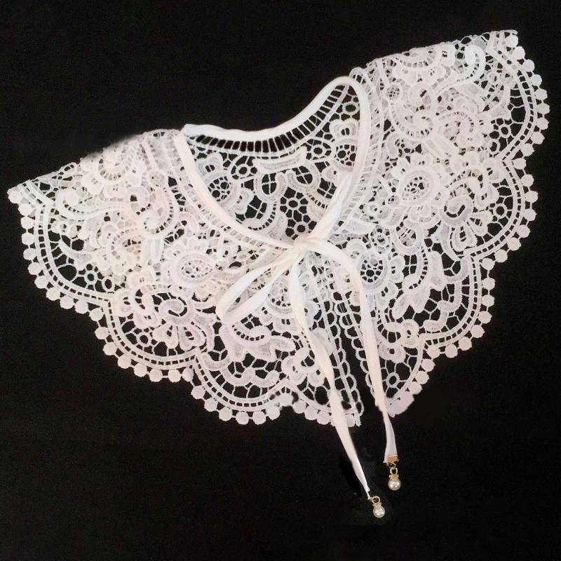 1pc False Collar Shoulder Wrap Dickey Collar Detachable Collar For Women Dress Embroidery Collar Lace Collar Sweater Collar