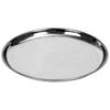 Steel Tray Kitchen Tray Plate Serving Platter Round 28 cm