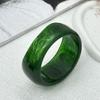 Green Resin Bracelets Irregular Women Bangles Vintage Chunky Bangles  Gifts