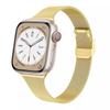 Тонкий миланский ремешок для Apple Watch Band 11 10 9 8 7 46мм 42мм 45мм 41мм Ultra 3/2 49мм Металлический браслет iWatch 6 5 4 SE 44мм 40мм