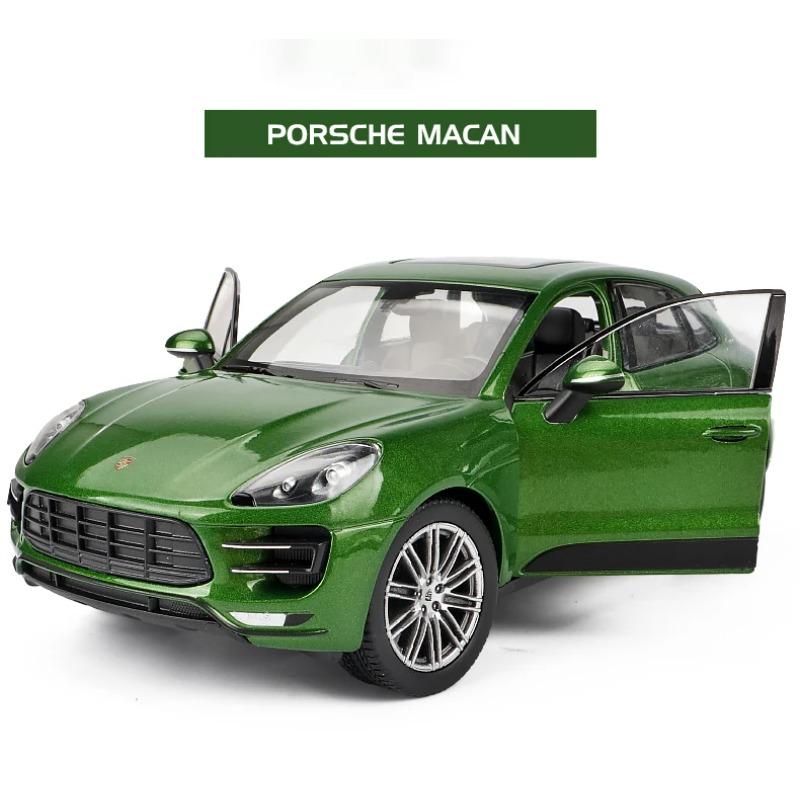 Welly 1/24 Porsche Macan Turbo SUV Alloy Car Diecasts & Toy Vehicles Car Model Miniature Scale Model Car Toy for Children